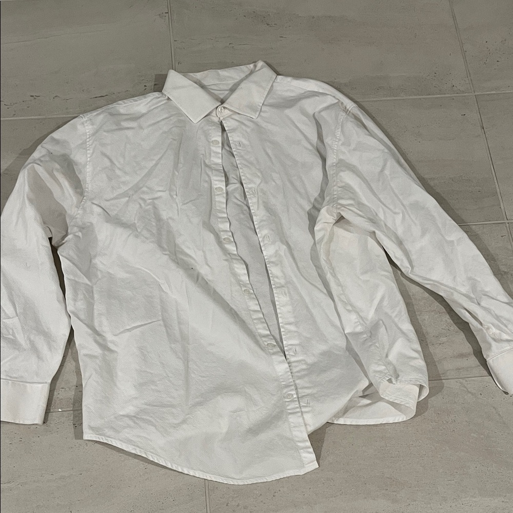 Classic White Men's Shirt